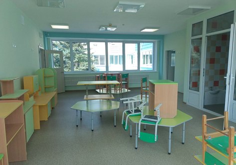 Nursery garden in the Central district of Mariupol