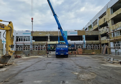 Secondary school in the Primorsky district of Mariupol