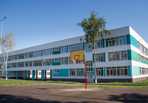 Secondary school in Zhovtny district of Mariupol